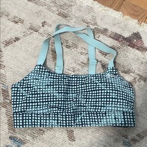 Under Armour Teal and Black Sports Bra